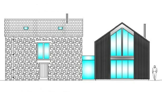 existing and proposed planning drawings