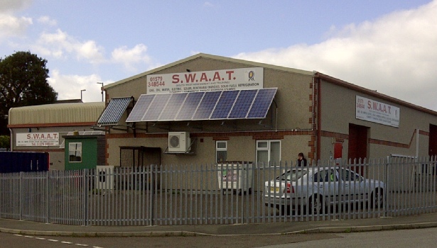 before and after industrial unit extension