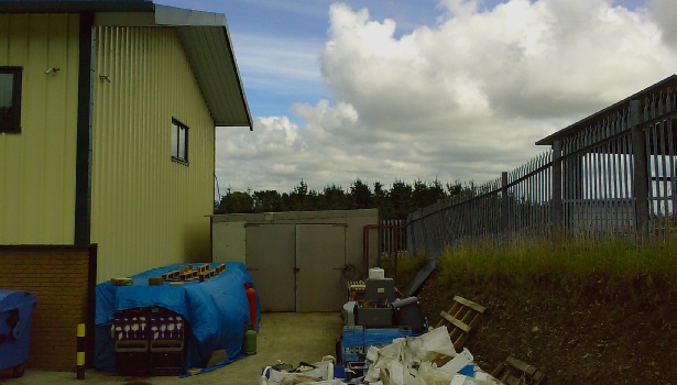 before and after industrial unit extension