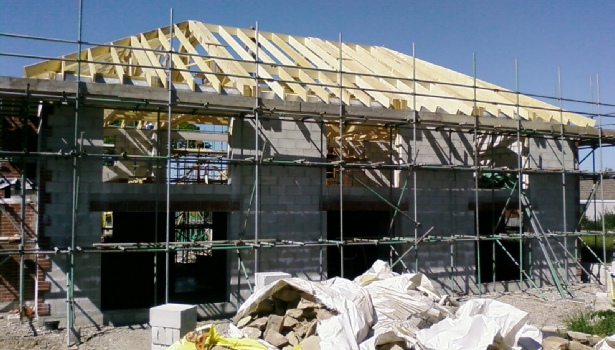onsite and completed detached house
