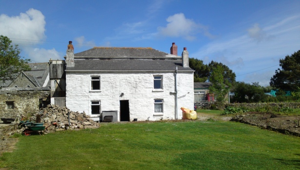 before and after grade II listed house