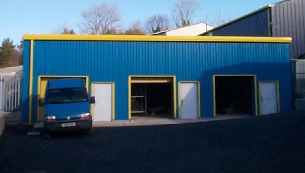onsite and completed industrial units